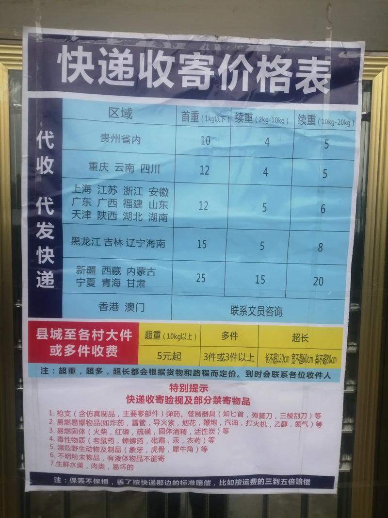 普通快递保价怎么收费