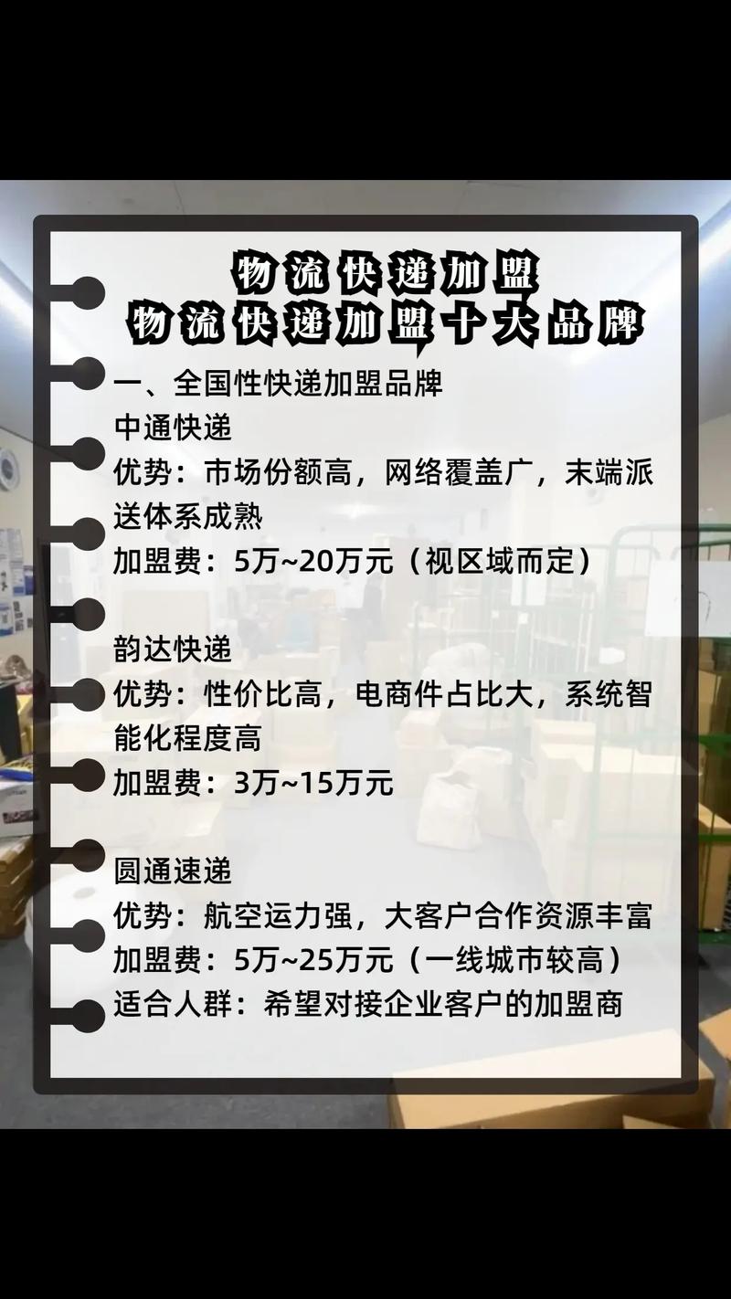 怎么可以加盟快递业务