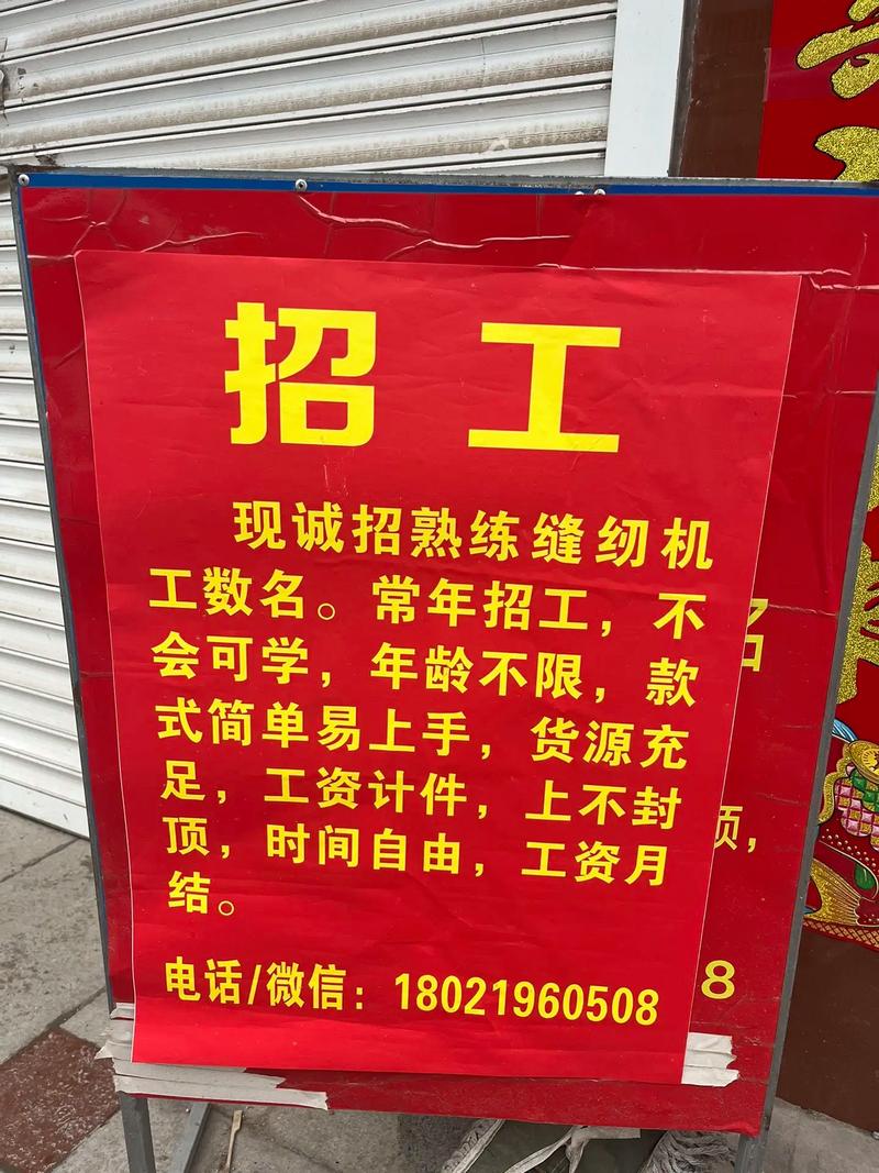 丹东金山镇招工信息