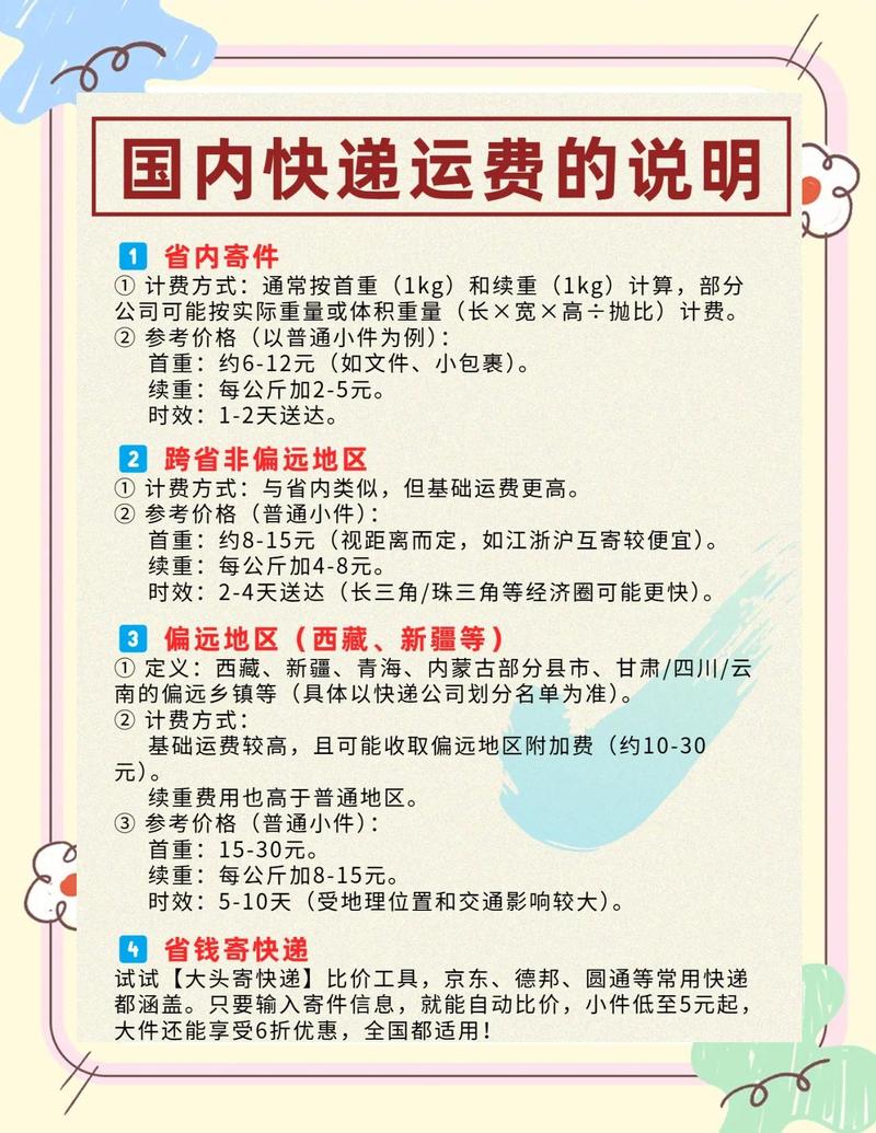 南京到福建快递多少钱