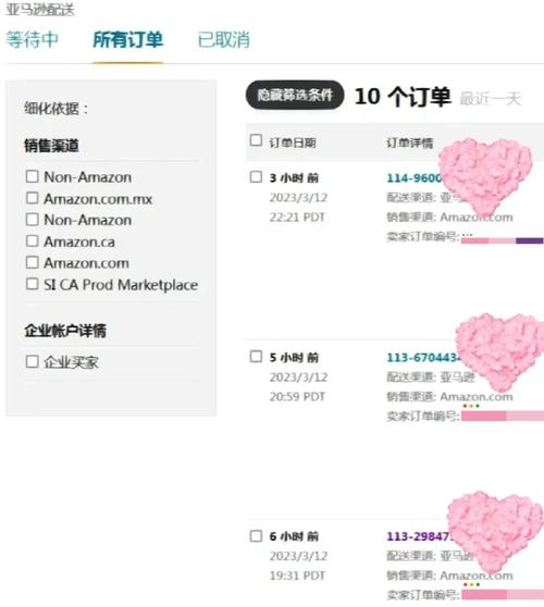 亚马逊自题订单信息