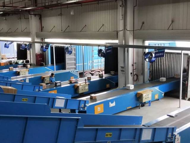 天天快递浦东分拨中心