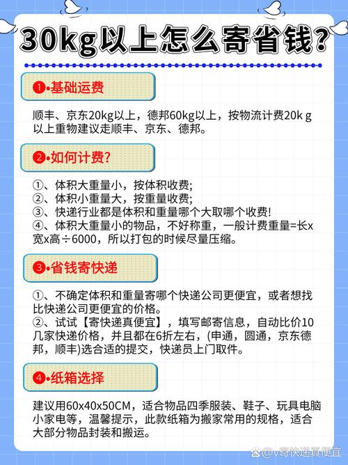 物流寄东西怎么算运费