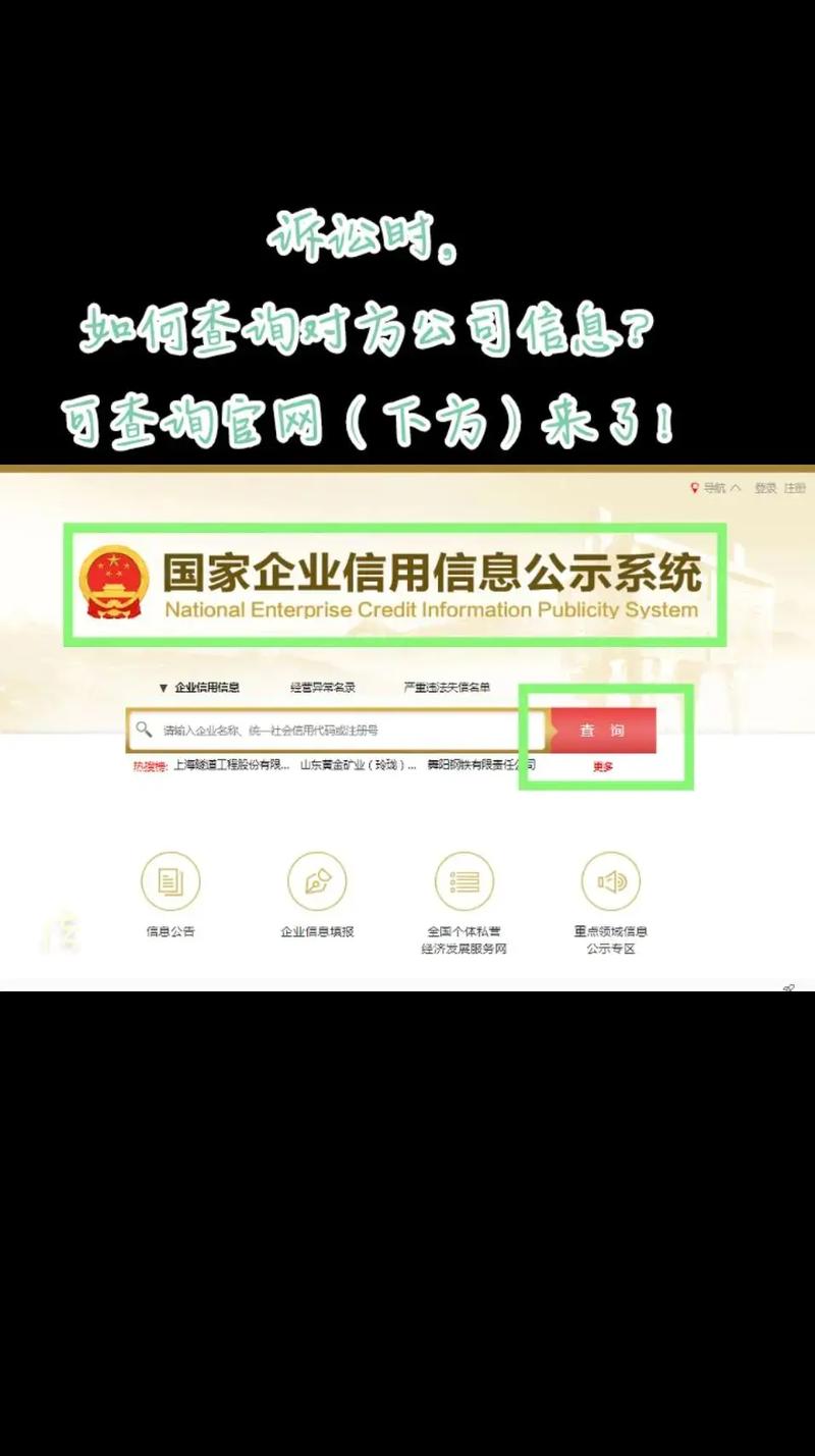 公司信息查询api