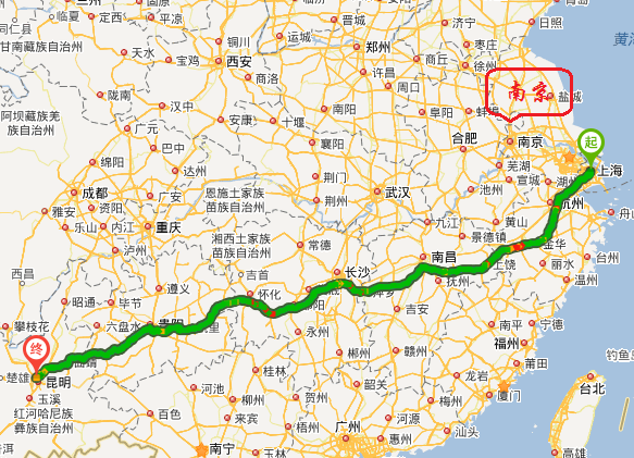 南京到昆明快递要多久