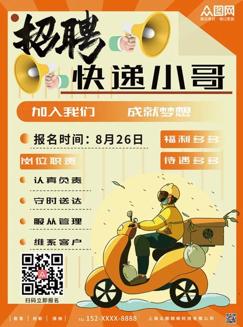 黄冈快递招聘信息网