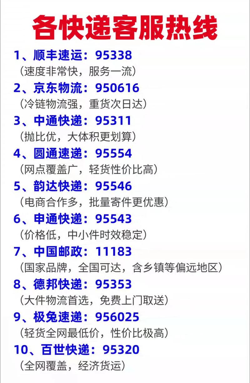 鹰潭顺丰快递电话号码