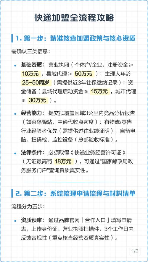 还有什么快递可以加盟