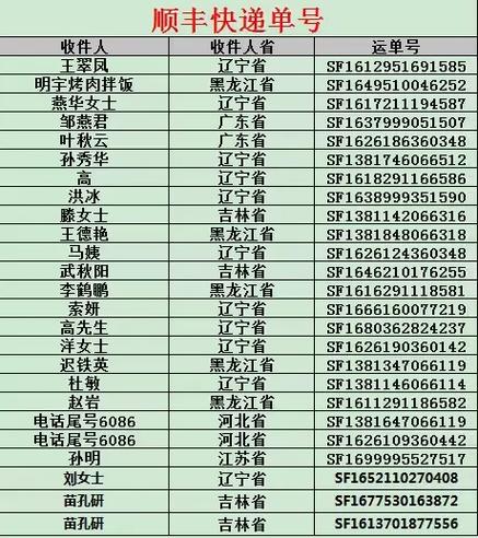 顺利时代物流单号查询