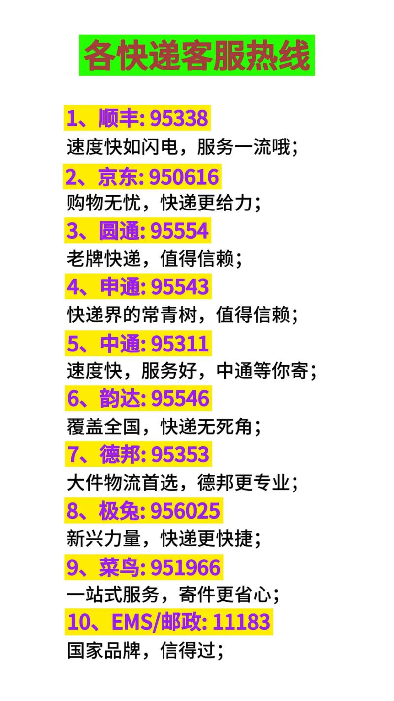 东阳顺丰快递电话号码