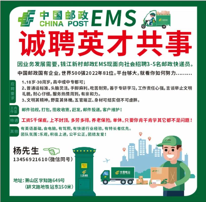 万盛邮政招聘信息