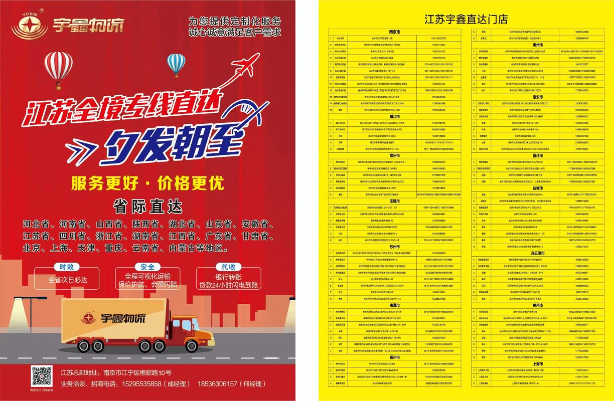 宇鑫物流公司电话查询