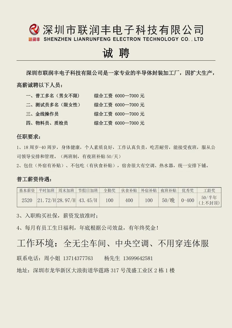 蔡甸军旭招聘信息