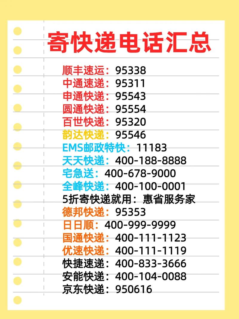 顺丰物流人工服务电话