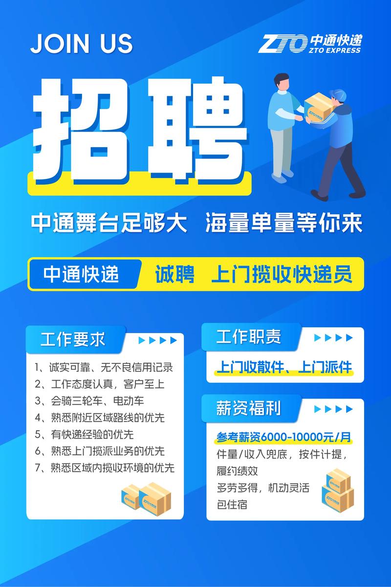 瓜沥中通招聘信息