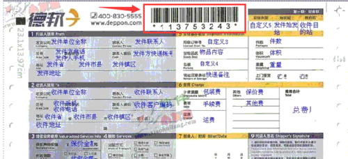 怎么查德邦物流单号