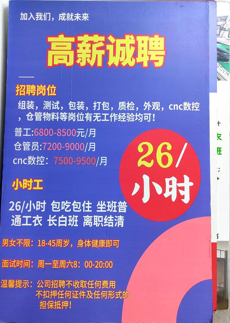 沙井小厂招聘信息