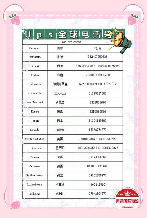 国际信息电话号码