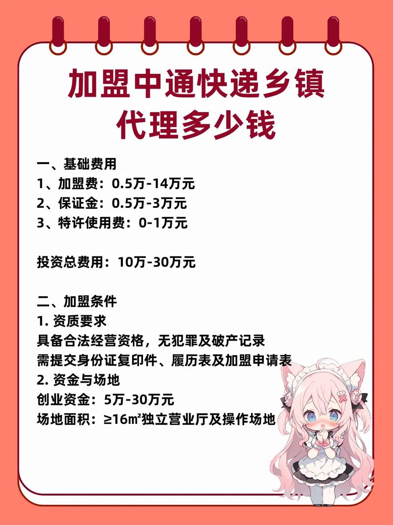 快递代理加盟费多少