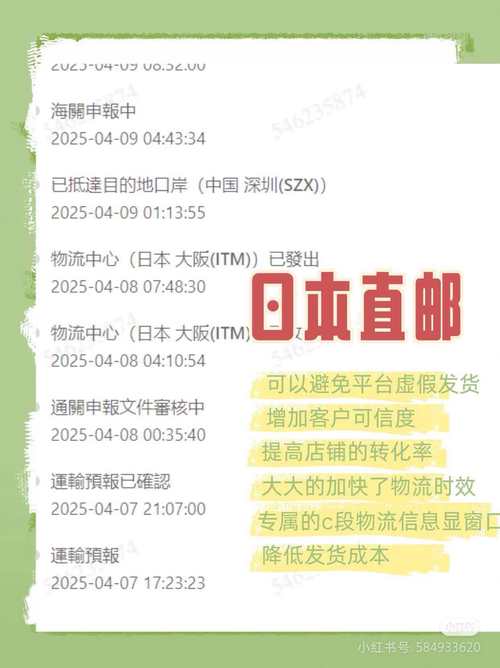 海外购物物流信息