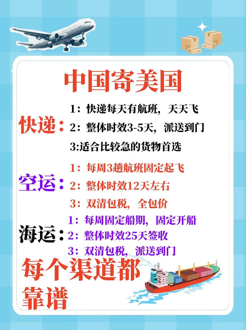 中国到美国快递运费