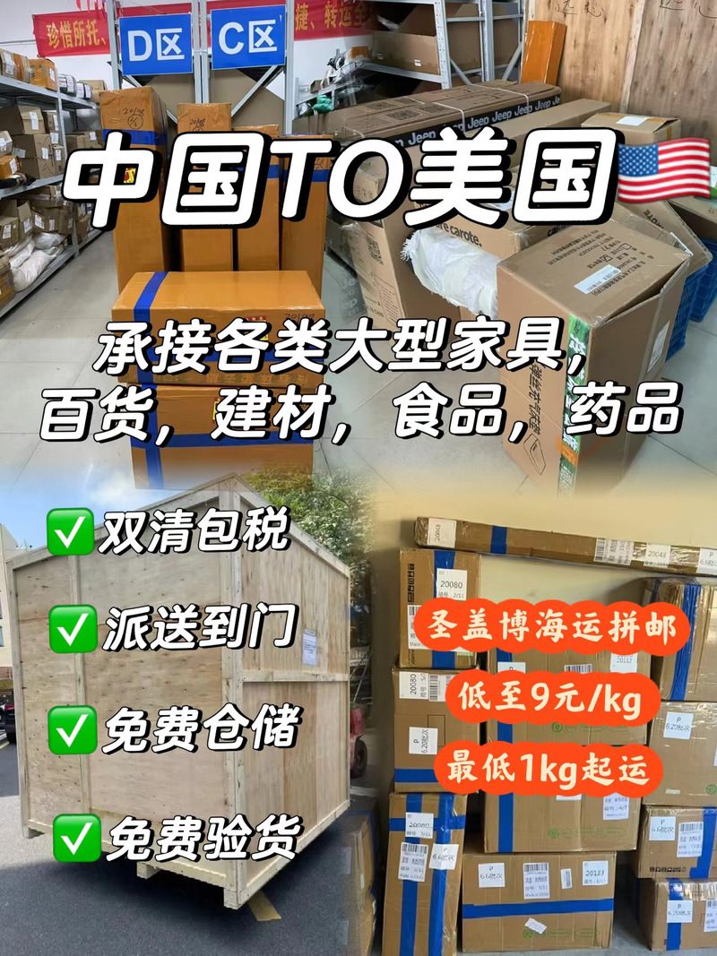 美国 中国 物流